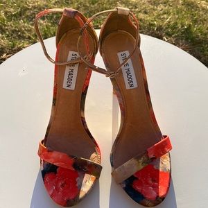 Steven Madden Floral Heels